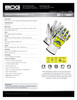 ArcTek Grain Goatskin Rolled Cuff Backhand Impact Kevlar®Lined  20-1-10697