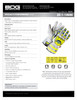 ArcTek Grain Goatskin 3" Gauntlet Backhand Impact Kevlar® Lined  20-1-10698