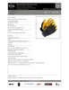 General Purpose Grain Goatskin Black/Yellow  20-1-1214