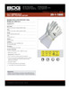 Winter Pearl Grain Goatskin Glove Kevlar® Lined w/5" Split Cowhide Gauntlet  20-1-1605