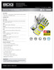 Winter ArcTek Grain Goatskin 3" Gauntlet Kevlar®/Thinsulate® C100 Backhand Impact  20-9-10698