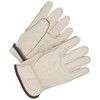 Winter Grain Cowhide Driver Fleece Lined Straight Thumb  20-9-1571-7