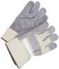 Split Cowhide Canvasback Fitter Fleece Lined White  30-1-490