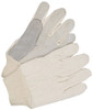 Economy Split Cowhide Cottonback Fitter Knitwrist White  30-1-LK99