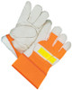 Winter Grain Cowhide Canvasback Fitter Pile Lined Hi-Viz Orange  40-9-2870
