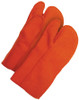 Nomex® FR Fleece Mitt Liner One Finger Hi-Viz Orange  53-9-YUKON-FR1