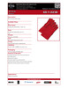 Split Cowhide Weld Gauntlet Fleece Lined Red  60-1-2238