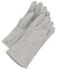 Split Cowhide Weld Gauntlet Heather Lined Grey  60-1-7803P