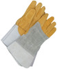 Grain Deerskin Tig Weld Glove w/5" Split Cowhide Gauntlet & Right Hand Heat Shield  64-1-1526