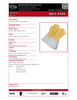 Grain Deerskin Tig Weld Glove w/5" Split Cowhide Gauntlet  64-1-1741