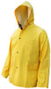 PVC/Polyester Rain Jacket w/Hood  95-1-601J