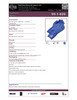 Gander® PVC Triple Dipped Cotton Knit 12" Gauntlet Blue  99-1-820