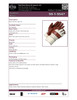 BDG® Brown Nitrile Coated White Canvasback Jersey Lined Glove w/3" Canvas Safety Cuff  99-1-9547