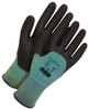 Winter BDG® X3 Ice HPT® Coated Terry Lined Nylon/Fiberglass/Lycra Knit Cut-Rez Glove Teal/Black  99-9-9731