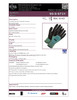 Winter BDG® X3 Ice HPT® Coated Terry Lined Nylon/Fiberglass/Lycra Knit Cut-Rez Glove Teal/Black  99-9-9731