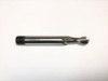9/16" TiN Coated HSS 2 Flute Long Threaded Shank Ball Nose End Mill   MC08036T
