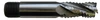 3/8" TiN Coated Cobalt 4 Flute Long Threaded Shank Roughing End Mill   MC37024T