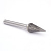 1/4" SM-Type Single Cut Cone Carbide Burr   SC91114