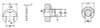 External Metric Phosphated E-Clip Retaining Ring  DE-010-PA