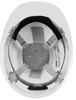 Jackson® SC-6 Series Premium Front Brim Slotted Hard Hat - 370 Speed Dial® Headgear - Non-Vented - White  14834