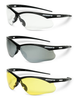 Jackson® SG Series Premium Anti-Scratch Safety Glasses - x1 Clear, x 1 Smoke, x1 Amber - 3 Pack  50000V2