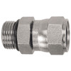 9/16"-18 x 3/8" Steel Male ORB - Female 37° JIC Connector  0511-06-06
