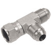 1-1/2 x 1-1/2 x 1-1/2" Steel Male 37° JIC - Male 37° JIC - Female 37° JIC Tee  05T55-24-24