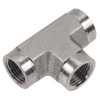 1-1/4 x 1-1/4 x 1-1/4" Steel Female NPT - Female NPT - Female NPT Tee  08T88-20-20
