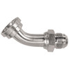3/4 (1.50" Flange) x 3/4" Steel Code 61 Flange - Male 37° JIC 45° Elbow  0945-12-12
