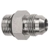 7/8"-14 x 1/4" Steel Male ORB - Male 37° JIC Connector  1115-10-04