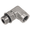 9/16"-18 x 1/4" Steel Male ORB - Female NPT 90° Elbow  1198-06-04