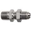 1-1/4 x 1-1/4" Steel Male NPT - Male 37° JIC Bulkhead  1516BH-20-20