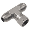 1-1/4 x 1-1/4 x 1-1/4" Steel Female 37° JIC - Male 37° JIC - Male 37° JIC Tee  15T505-20-20