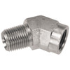 1/8 x 1/8" Steel Male NPT - Female NPT 45° Elbow  1648-02-02