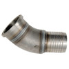 2-1/2 x 2-1/2" (3.31" Flange) Pulsar 3400 Series Hose Barb - Code 61 Flange 45° Elbow  3449-40-40
