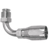 3/16 x 7/16"-24 Pulsar 3500 Series Reusable Hose End - Male 45° Inverted Flare 90° Elbow  3592-04-04