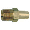 3/16 x 1/8" Pulsar Brass 4000 Series Teflon® Crimp - Male NPT  4016B-02-04
