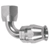 5/16 x 3/8" Pulsar 4100 Series Teflon® Reusable End - Female 45° SAE Swivel 90° Elbow  4194-06-06
