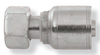 3/8 x M18-1.5 Pulsar Stainless Steel 4200 Series Hose Crimp - Female Metric Swivel  42063SSS-12-06