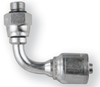 3/8 x 3/4"-16 Pulsar 4200 Series Hose Crimp - Male ORB Live Swivel 90° Elbow  4291X-08-06