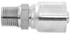 1/2 x 1/2" Pulsar Stainless Steel 4400 Series Hose Crimp - Male NPT  4416SS-08-08