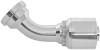 1-1/4 x 1-1/4" (2.00" Flange) Pulsar 4400 Series Hose Crimp - Code 61 Flange 45° Elbow  4449-20-20