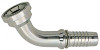 2 x 2" (2.81" Flange) Pulsar 5000 Series Hose Barb - Code 61 Flange 60° Elbow  5069-32-32
