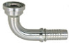 2 x 2-1/2" (3.31" Flange) Pulsar 5000 Series Hose Barb - Code 61 Flange 90° Elbow  5099-40-32