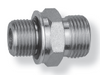 M14-1.5 x 11/16"-16 Steel Male Metric Port - Male ORFS   72093-14-06