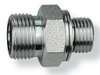 11/16"-18 x M12-1.5 Steel Male ORFS - Male Metric    73093L-06-06