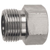 1-3/16"-12 x 1-7/16"-12 Steel Male ORFS - Female ORFS Connector  83093-12-16