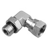 1-1/16"-12 x 1-3/16"-12 Steel Male ORB - Female ORFS 90° Elbow  83911-12-12