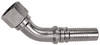 1 x 1" Pulsar 8600 Series Hose Barb - Female BSPP Swivel 45° Elbow  86426-16-16