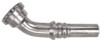 1 x 1-1/4" (2.13" Flange) Pulsar 8600 Series Hose Barb - Code 62 Flange 45° Elbow  8649H-20-16